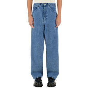 OBEY Men's Wide Leg Denim Jeans Men BLUE Pants